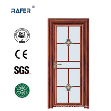 Aluminum Glass Door with Lattice Bar and Jade (RA-G017)